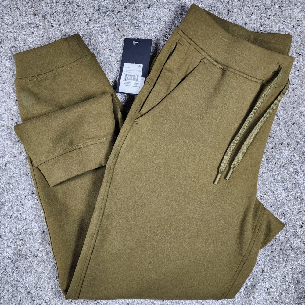 Ten Thousand Tech Jogger Mens Medium Dark Olive TTPT024 Midweight NWT MSRP $118